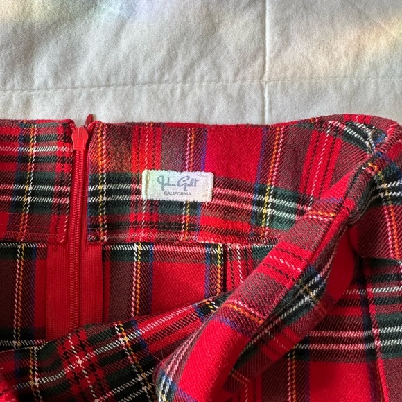 Red Plaid Brandy Melville Cara Skirt - Picture 7 of 15